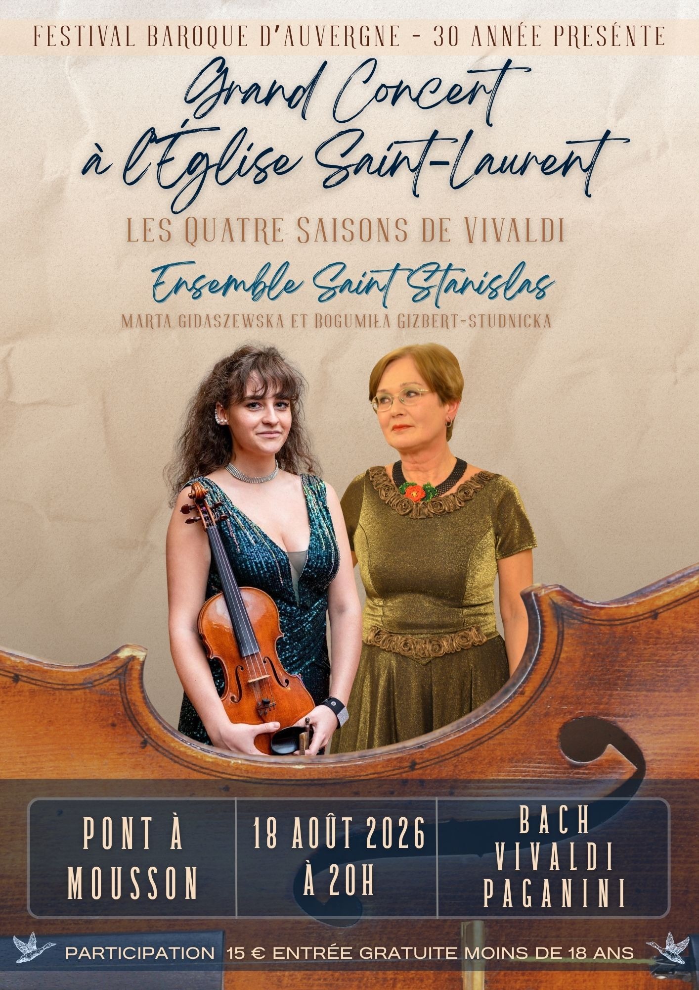 Concert classique 18/08/26